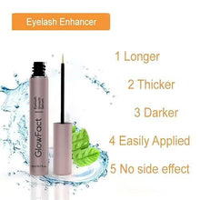 Load image into Gallery viewer, GlowFact Eyelash Growth Serum - Advanced Lash Enhancing Treatment - Eyelash Serum to Grow Lashes, Organic Eyelash Growth Serum for Longer, Fuller, Thicker Lashes and Brows - 3ml.