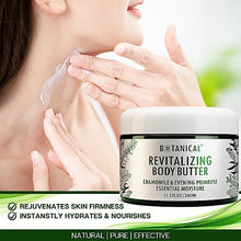 Load image into Gallery viewer, Botanical Revitalizing Body Butter | Evening Primrose & Chamomile Essential Oil | Velvet Nourishing Body Butter | Organic, Pure, Natural Skincare (11.5fl oz | 340 ml).