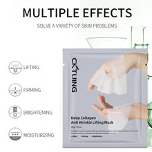 Load image into Gallery viewer, Deep Collagen Anti Wrinkle Lifting Face Mask - Collagen Overnight Face Mask, Bio-Collagen Real Deep Mask, Hydrating Overnight Collagen Face Mask for Lifting, Firming and Moisturizing (5pcs/1 Box).