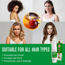Load image into Gallery viewer, Batana Oil Hair Growth Spray - Natural Hair Growth Serum with Batana Oil, Castor Oil, Rosemary Oil, Rice Water, Biotin - Nurturing Scalp and Effective Hair Thickening for Women and Men 2 Fl Oz.
