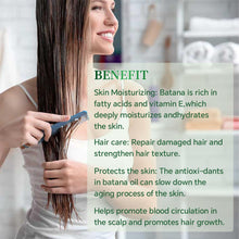 Load image into Gallery viewer, Raw Batana Oil for Hair Growth - 100% Natural & Organic Unrefined, Dr. Sebi Hair Growth Oil Sourced from Honduras - Prevents Hair Loss, Restores Damaged Hair and Scalp, Moisturizes Scalp 4 Fl Oz.