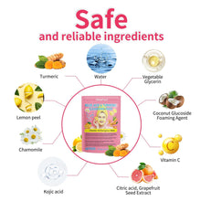 Load image into Gallery viewer, Turmeric Cleansing Pads, Kojic Acid & Turmeric Cleansing Pads for Dark Spots, Turmeric Pads Infused Cotton Exfoliating Pads, Turmeric Kojic Pads for Face, Helps Balance Skin Oil