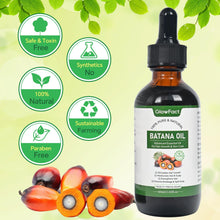 Load image into Gallery viewer, Batana Oil for Hair Growth - 100% Pure & Natural Batana Oil from Honduras - Enhances Hair & Skin Radiance, Stimulates Hair Growth, Anti Hair Loss, Repairs Damaged Hair, Moisturize Hair & Scalp 2 Fl Oz.