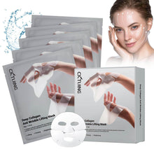 Load image into Gallery viewer, Deep Collagen Anti Wrinkle Lifting Face Mask - Collagen Overnight Face Mask, Bio-Collagen Real Deep Mask, Hydrating Overnight Collagen Face Mask for Lifting, Firming and Moisturizing (5pcs/1 Box).