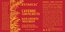 Load image into Gallery viewer, Botanical Hair Growth Lab - Scalp Treatment and Shampoo Gift Set - Cayenne Saw Palmetto - Essential Hair Recovery - Extra Strength - For Hair Loss and Hair Thinning Prevention.