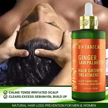 Load image into Gallery viewer, Ginger &amp; Saw Palmetto Hair Growth Treatment Pre-Shampoo - Scalp Energizing - 4.2 Fl Oz
