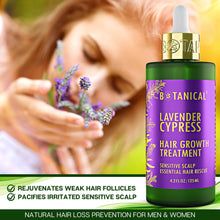 Load image into Gallery viewer, Lavender &amp; Cypress Hair Growth Treatment Pre-Shampoo - Sensitive Scalp - 4.2 Fl Oz
