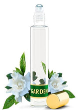 Load image into Gallery viewer, BOTANICAL HAIR GROWTH LAB Fragrant Oil Perfume Body Oil Rose Gardeina Jasmine.
