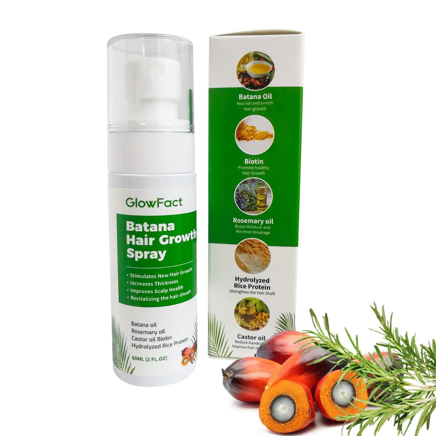 Hair Growth Serum Spray, Natural Hair Growth Spray With Biotin, Batana, Rosemary, And Castor Oil Caffeine Scalp Care Treatment Thinning Hair Regrowt - View #9