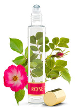 Load image into Gallery viewer, BOTANICAL HAIR GROWTH LAB Fragrant Oil Perfume Body Oil Rose Gardeina Jasmine.
