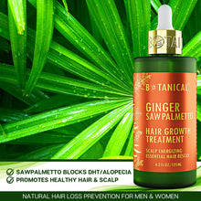 Load image into Gallery viewer, Ginger &amp; Saw Palmetto Hair Growth Treatment Pre-Shampoo - Scalp Energizing - 4.2 Fl Oz
