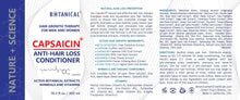 Load image into Gallery viewer, Botanical Hair Growth Therapy For Men and Women - Capsaicin Anti Hair Loss Anti-Hair Loss Pre-Shampoo Scalp Treatment, Shampoo and Conditioner for Hair Thinning Prevention and Natural Hair Growth.
