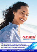 Load image into Gallery viewer, Botanical Hair Growth Therapy For Men and Women - Capsaicin Anti Hair Loss Anti-Hair Loss Pre-Shampoo Scalp Treatment, Shampoo and Conditioner for Hair Thinning Prevention and Natural Hair Growth.
