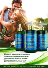 Load image into Gallery viewer, Hair Growth Stimulating Treatment Thickening Shampoo and Conditioner for Hair Loss DHT Blocker For Hair Thinning Prevention for Men and Women
