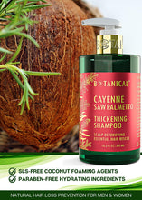 Load image into Gallery viewer, Botanical Hair Growth Lab - Scalp Treatment and Shampoo Gift Set - Cayenne Saw Palmetto - Essential Hair Recovery - Extra Strength - For Hair Loss and Hair Thinning Prevention.
