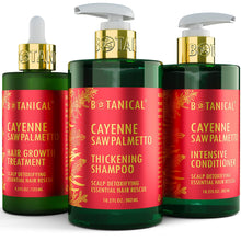 Load image into Gallery viewer, Hair Growth Stimulating Treatment Thickening Shampoo and Conditioner for Hair Loss DHT Blocker For Hair Thinning Prevention for Men and Women.
