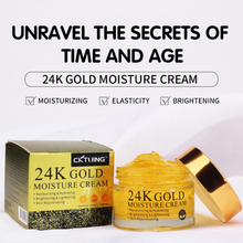 Load image into Gallery viewer, 24K Gold &amp; Collagen Face Moisturizing Cream- Anti-Aging Face Cream for Hydrating &amp; Skin Rejuvenating- Korean Skincare - All Skin Type 1.69 fl oz
