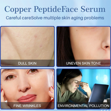 Load image into Gallery viewer, Cktuing Blue Copper Peptide Face Serum – Anti-Aging, Collagen Boosting &amp; Hydrating Face Serum – Smooths Wrinkles, Fine Lines &amp; Dull Skin – For All Skin Types – 1 fl oz
