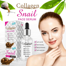 Load image into Gallery viewer, Collagen &amp; Snail Deep Cleansing Serum – Hydrating, Anti Acne, Pore Refining &amp; Anti-Aging Formula – 30ml
