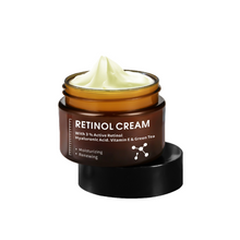 Load image into Gallery viewer, Retinol Cream for Face – Anti-Aging, Wrinkle Reduction, Moisturizing &amp; Brightening with 3% Active Retinol, Hyaluronic Acid, Vitamin E &amp; Green Tea – 1.70 fl oz
