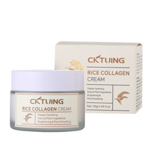 Load image into Gallery viewer, Rice &amp; Collagen Cream – Skin Brightening, Anti-Aging &amp; Hydrating Face Moisturizer with Rice Extract, Collagen &amp; Niacinamide – For Glowing, Even-Toned Skin – 1.7oz/50g
