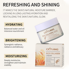 Load image into Gallery viewer, Rice &amp; Collagen Cream – Skin Brightening, Anti-Aging &amp; Hydrating Face Moisturizer with Rice Extract, Collagen &amp; Niacinamide – For Glowing, Even-Toned Skin – 1.7oz/50g
