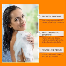 Load image into Gallery viewer, CKTUING Turmeric Soap – Natural Brightening &amp; Cleansing Bar for Face &amp; Body – Gentle Herbal Formula for All Skin Types – Hydrating, Exfoliating, &amp; Soothing – Suitable for Men, Women, Kids, and Seniors
