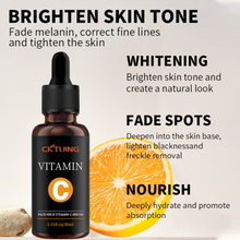 Load image into Gallery viewer, CKTUING Vitamin C Serum for Face &amp; Neck – Brightening &amp; Anti-Aging Serum for Dark Spots, Freckles, Wrinkles, Fine Lines – Hydrating Skin Care, 30ml
