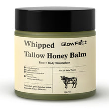Load image into Gallery viewer, Beef Tallow Honey Balm | Grass Fed Whipped Beef Tallow With Honey Face &amp; Body Moisturizer 2 oz | Deeply Moisturizing for Face &amp; Body | Organic Grass-Fed Tallow, Unscented Whipped Tallow Balm
